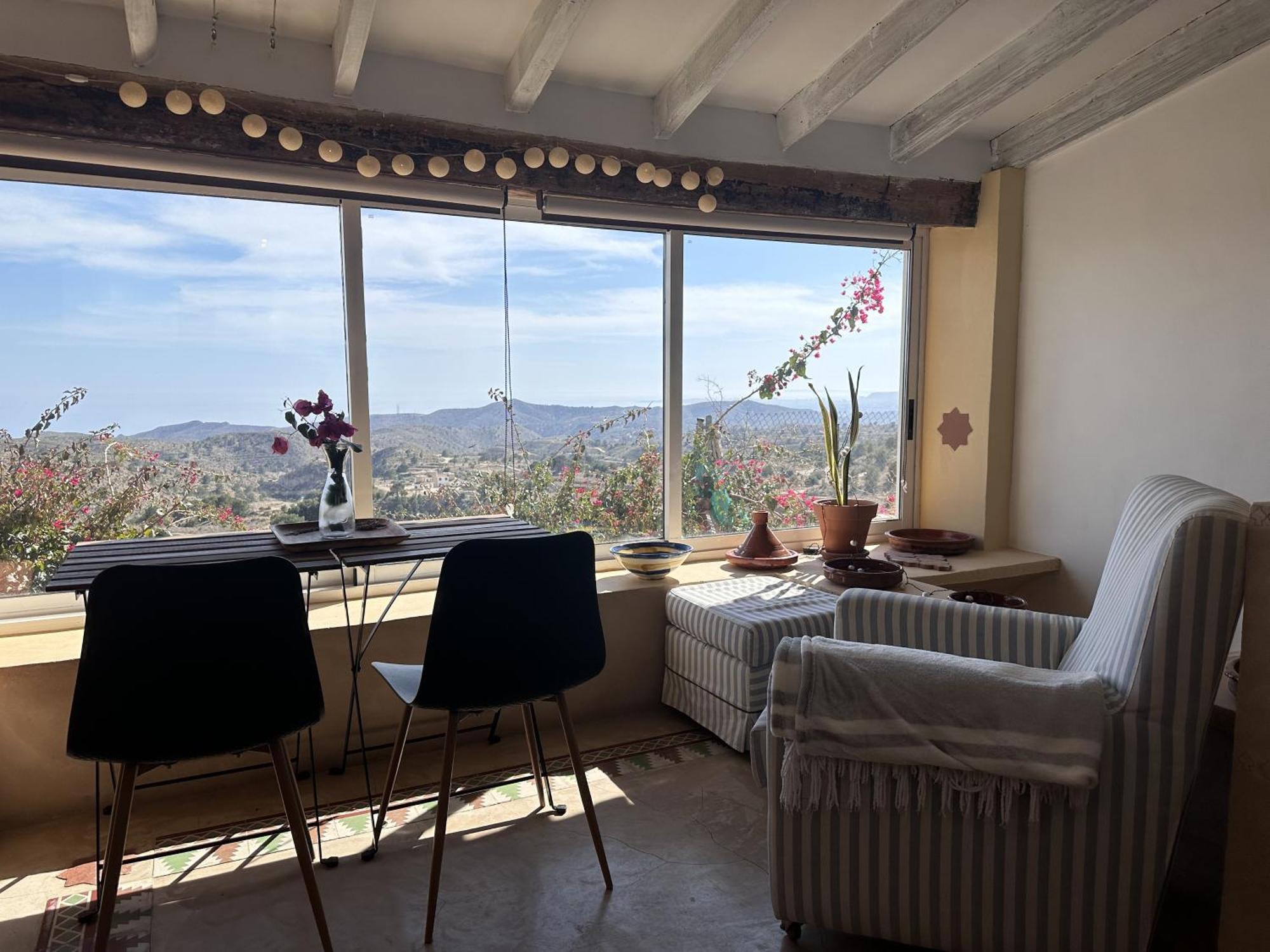 Casa Con Vistas Al Mar Y Patio De Buganvillas Агуас-де-Бусот Экстерьер фото