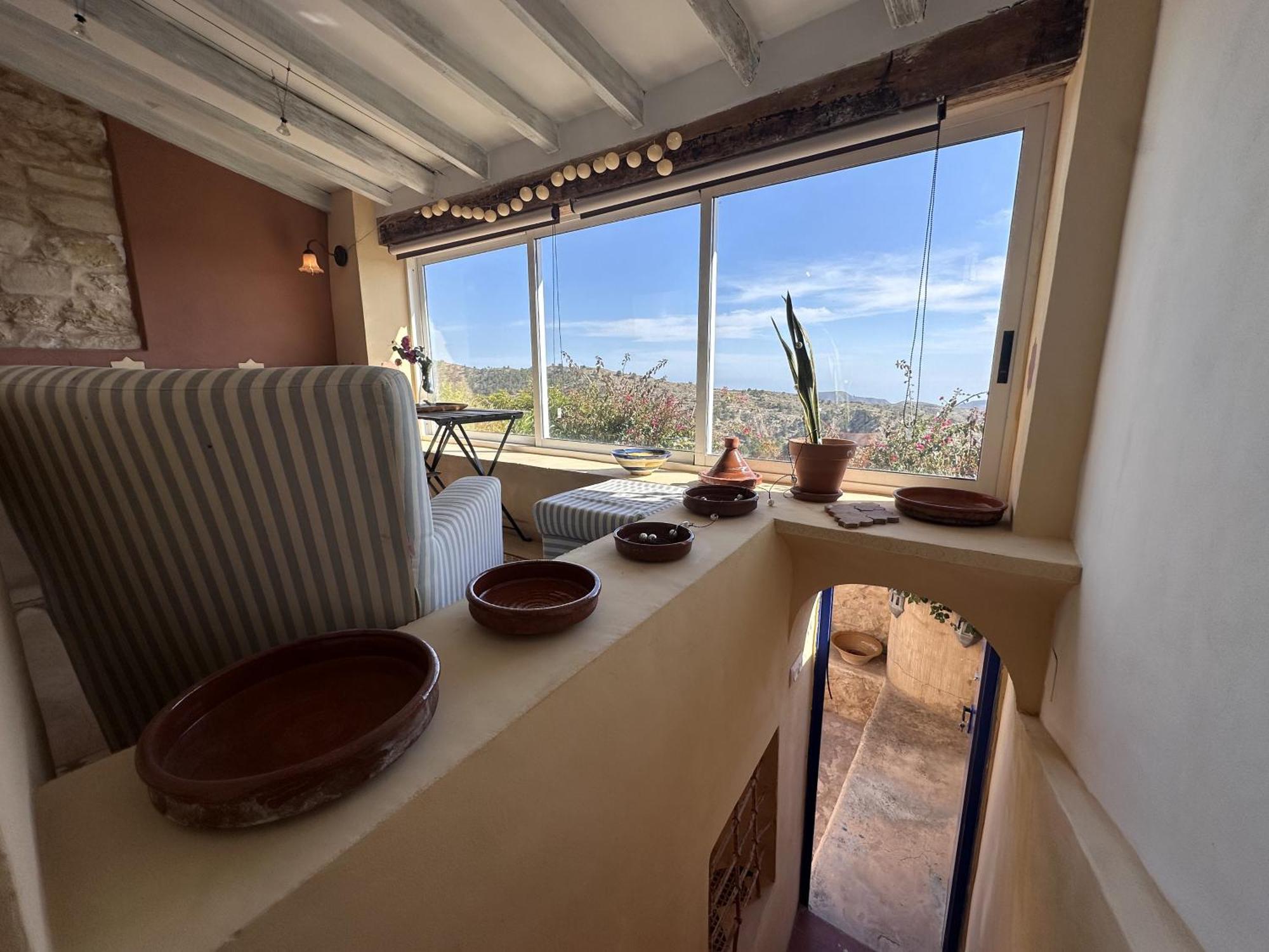 Casa Con Vistas Al Mar Y Patio De Buganvillas Агуас-де-Бусот Экстерьер фото